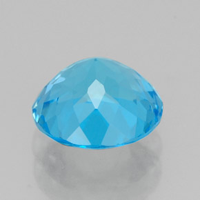 Topaz Gemstone in 8 mm (calibrated) Size for Sale, Topaz Stone in Swiss Blue Color