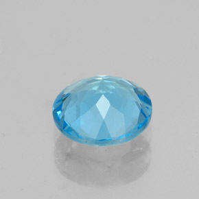 Topaz Gemstone in 7 mm (calibrated) Size for Sale, Topaz Stone in Swiss Blue Color