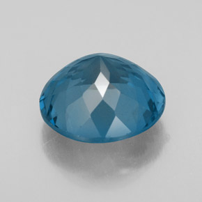Topaz Gemstone in 9 mm (calibrated) Size for Sale, Topaz Stone in London Blue Color