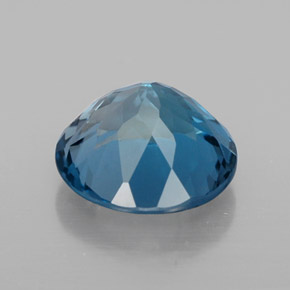 Topaz Gemstone in 9 mm (calibrated) Size for Sale, Topaz Stone in London Blue Color