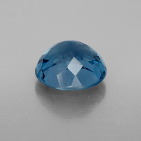 Topaz Gemstone in 9 mm (calibrated) Size for Sale, Topaz Stone in London Blue Color