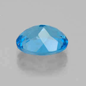 Topaz Gemstone in 9 x 7 mm (calibrated) Size for Sale, Topaz Stone in Swiss Blue Color
