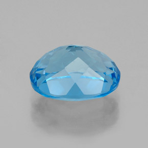 Topaz Gemstone in 9 x 7 mm (calibrated) Size for Sale, Topaz Stone in Swiss Blue Color