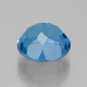 Topaz Gemstone in 9 mm (calibrated) Size for Sale, Topaz Stone in Swiss Blue Color