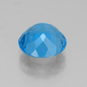 Topaz Gemstone in 8.3 mm Size for Sale, Topaz Stone in Swiss Blue Color