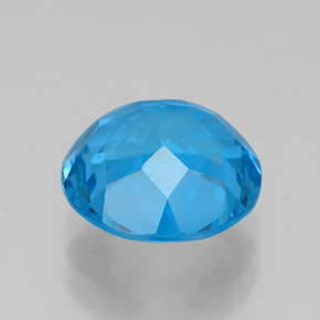 Topaz Gemstone in 9 mm (calibrated) Size for Sale, Topaz Stone in Swiss Blue Color