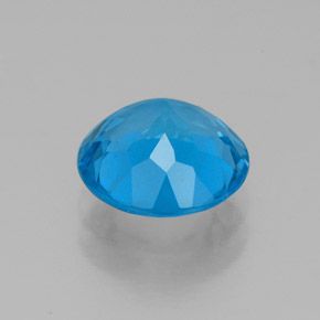 Topaz Gemstone in 8 mm (calibrated) Size for Sale, Topaz Stone in Swiss Blue Color