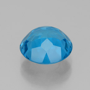 Topaz Gemstone in 9 mm (calibrated) Size for Sale, Topaz Stone in Swiss Blue Color