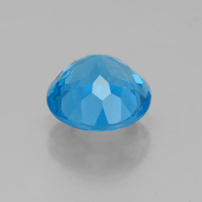 Topaz Gemstone in 8 mm (calibrated) Size for Sale, Topaz Stone in Swiss Blue Color