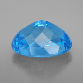 Topaz Gemstone in 13.3 x 10.5 mm Size for Sale, Topaz Stone in Swiss Blue Color