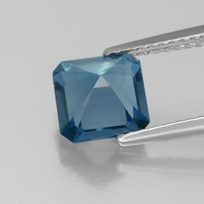 Topaz Gemstone in 7.1 x 7.1 mm Size for Sale, Topaz Stone in London Blue Color