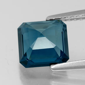 Topaz Gemstone in 7.2 x 7.2 mm Size for Sale, Topaz Stone in London Blue Color