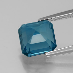Topaz Gemstone in 7.2 x 7.1 mm Size for Sale, Topaz Stone in London Blue Color