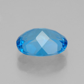 Topaz Gemstone in 9 x 7 mm (calibrated) Size for Sale, Topaz Stone in Swiss Blue Color