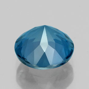 Topaz Gemstone in 8 mm (calibrated) Size for Sale, Topaz Stone in London Blue Color