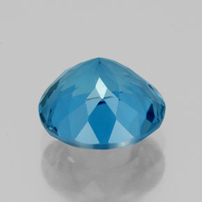 Topaz Gemstone in 8 mm (calibrated) Size for Sale, Topaz Stone in London Blue Color