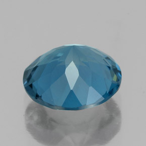 Topaz Gemstone in 8 mm (calibrated) Size for Sale, Topaz Stone in London Blue Color