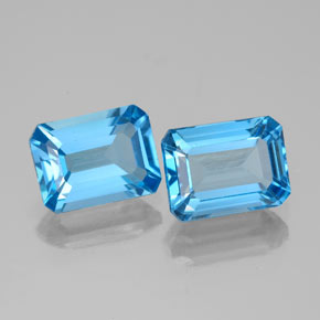 2ct Octagon Facet Swiss Blue Topaz Gem for sale 2ct Octagon Facet Swiss Blue Topaz Gem (ID: 334569)