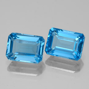 2.1ct Octagon Facet Swiss Blue Topaz Gem for sale 2.1ct Octagon Facet Swiss Blue Topaz Gem (ID: 334582)