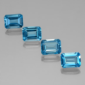 2ct Octagon Facet Swiss Blue Topaz Gem for sale 2ct Octagon Facet Swiss Blue Topaz Gem (ID: 334688)