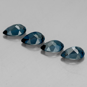Topaz Gemstone in 10 x 7 mm (calibrated) Size for Sale, Topaz Stone in London Blue Color