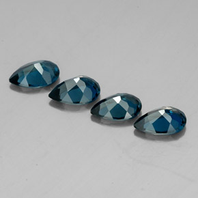 Topaz Gemstone in 10.9 x 7.6 mm Size for Sale, Topaz Stone in London Blue Color