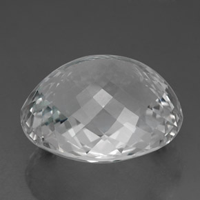Topaz Gemstone in 27.5 x 23.9 mm Size for Sale, Topaz Stone in White Color