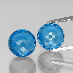 Swiss Blue Topaz Gem - 6.9ct Spherical (ID: 337596)