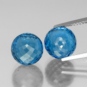 Swiss Blue Topaz Gem - 6.9ct Spherical (ID: 337601)