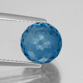 London Blue Topaz Gem - 5.5ct Spherical (ID: 338397)
