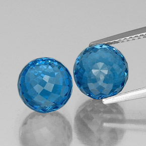 Swiss Blue Topaz Gem - 5.1ct Spherical (ID: 338474)