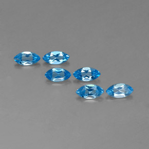 Swiss Blue Topaz Gem - 0.5ct Marquise Facet (ID: 338958)