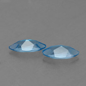 Topaz Gemstone in 7 x 3.5 mm (calibrated) Size for Sale, Topaz Stone in Swiss Blue Color