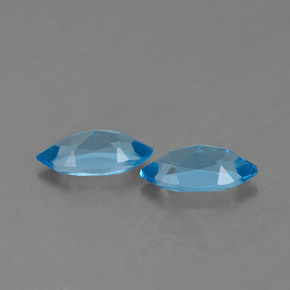 Topaz Gemstone in 7 x 3.5 mm (calibrated) Size for Sale, Topaz Stone in Swiss Blue Color