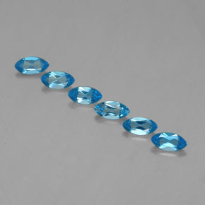 Swiss Blue Topas Edelstein - 0.5ct Marquiseschliff (ID: 339283)