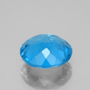 Topaz Gemstone in 10 mm (calibrated) Size for Sale, Topaz Stone in Swiss Blue Color