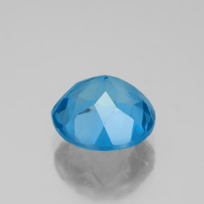 Topaz Gemstone in 9 mm (calibrated) Size for Sale, Topaz Stone in Swiss Blue Color