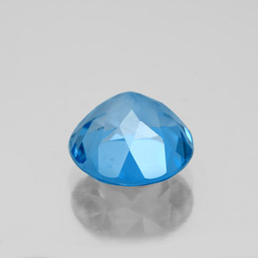 Topaz Gemstone in 9 mm (calibrated) Size for Sale, Topaz Stone in Swiss Blue Color