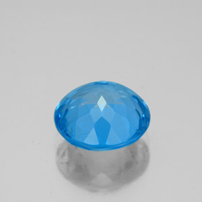 Topaz Gemstone in 9 mm (calibrated) Size for Sale, Topaz Stone in Swiss Blue Color