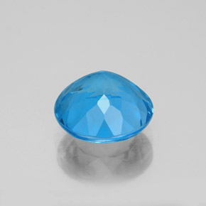 Topaz Gemstone in 9 mm (calibrated) Size for Sale, Topaz Stone in Swiss Blue Color