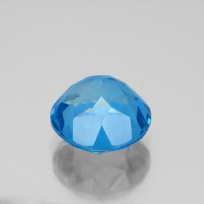 Topaz Gemstone in 9 mm (calibrated) Size for Sale, Topaz Stone in Swiss Blue Color