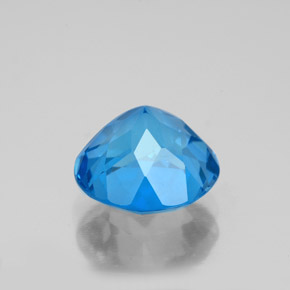 Topaz Gemstone in 9 mm (calibrated) Size for Sale, Topaz Stone in Swiss Blue Color
