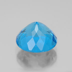 Topaz Gemstone in 9 mm (calibrated) Size for Sale, Topaz Stone in Swiss Blue Color
