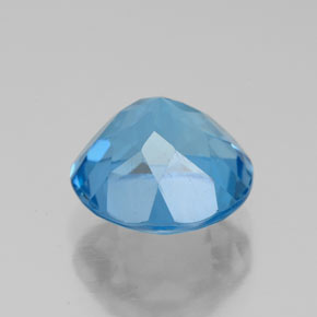 Topaz Gemstone in 9 mm (calibrated) Size for Sale, Topaz Stone in Swiss Blue Color