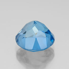 Topaz Gemstone in 9 mm (calibrated) Size for Sale, Topaz Stone in Swiss Blue Color