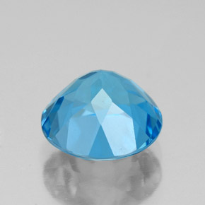 Topaz Gemstone in 9 mm (calibrated) Size for Sale, Topaz Stone in Swiss Blue Color