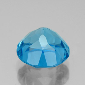 Topaz Gemstone in 9 mm (calibrated) Size for Sale, Topaz Stone in Swiss Blue Color