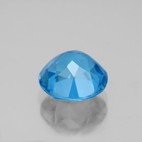 Topaz Gemstone in 9 mm (calibrated) Size for Sale, Topaz Stone in Swiss Blue Color