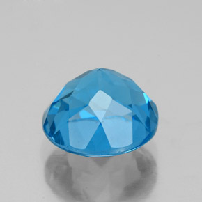 Topaz Gemstone in 9 mm (calibrated) Size for Sale, Topaz Stone in Swiss Blue Color