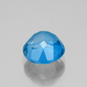 Topaz Gemstone in 9 mm (calibrated) Size for Sale, Topaz Stone in Swiss Blue Color
